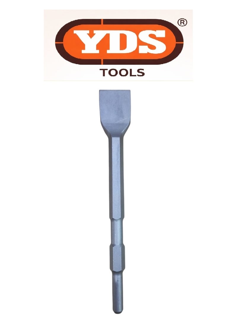 YDS 2 PCS Hammer Drill Flat Chisel – YDS Tools – Model YDS-0134-1 (17×280×40 mm), 420g Each - Image 2